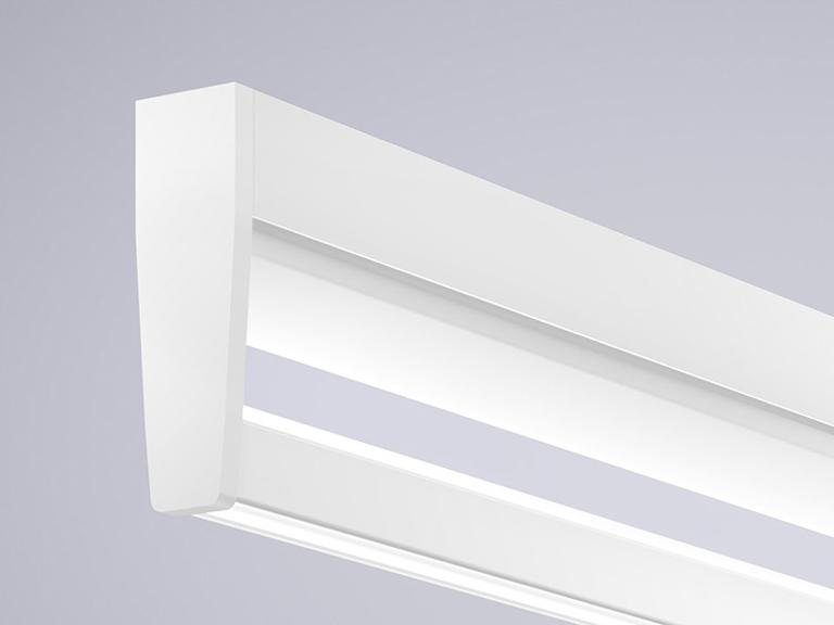 Waldmann Flurbeleuchtung VANERA.fit - Schrägansicht Detail
